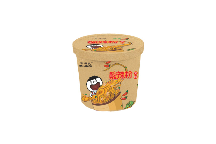 HAHAIYO SOUR SPICY WIDE NOODLE 128G